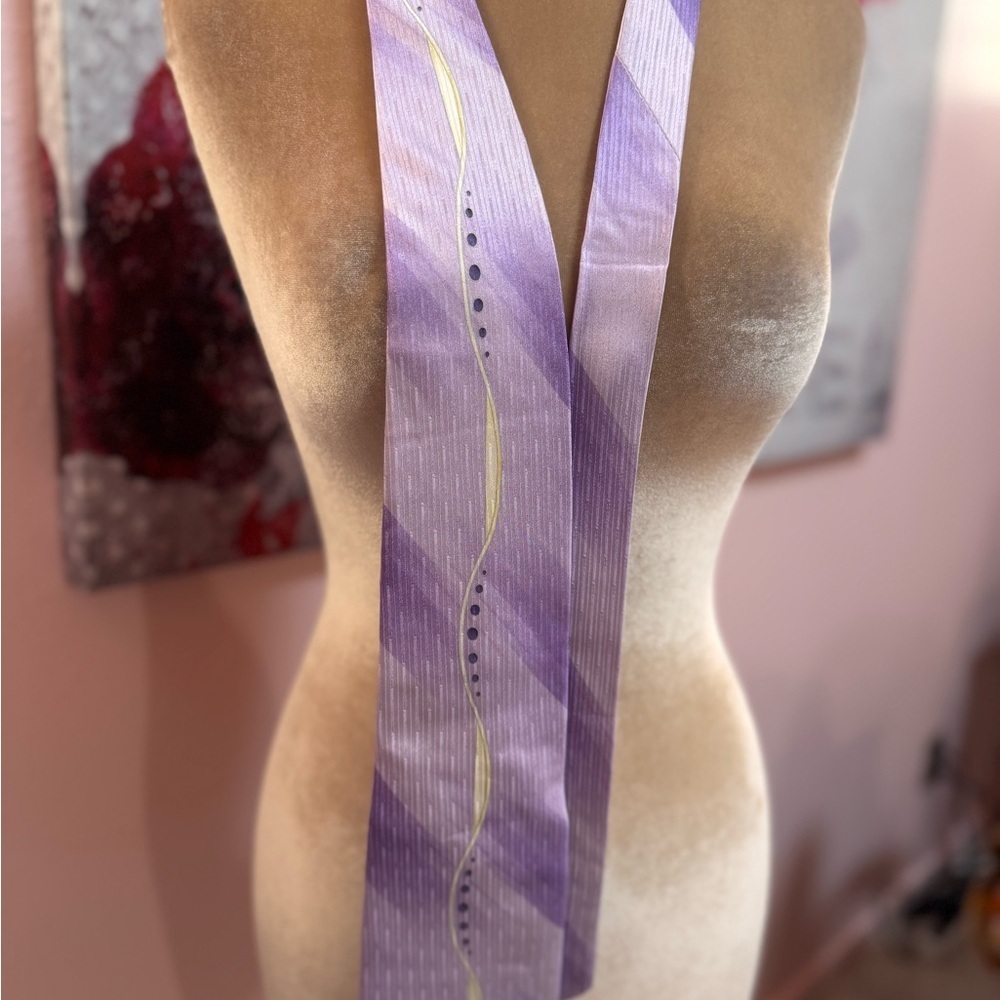 Lavender Silk Neck Tie